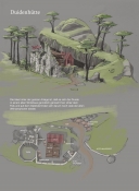 Risen Conceptart - Worlddesign Druid Lodge and Floor Plan