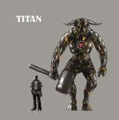 Risen Conceptart - CreatureArt Titan Entwurf 